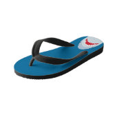 Attaques de requins Les tongs des enfants (Incliné)