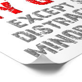 Atteindre mes objectifs Poster drôle (Coin)