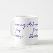 Atteindre mon rêve Mug (Devant gauche)