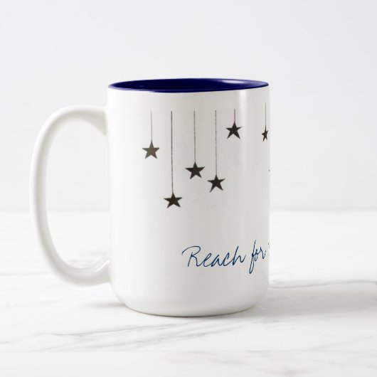 Atteindre pour les étoiles Mug (Gauche)