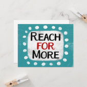 Atteindre Pour Plus De Carte De Voeux (Devant/Arrière en situation)