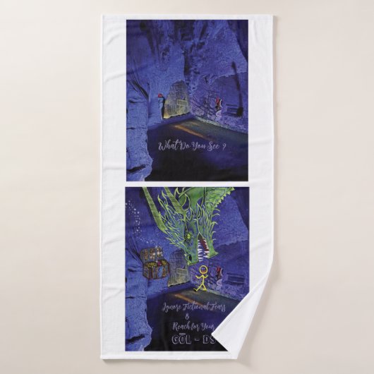 Atteindre pour vos objectifs Serviette de bain (Serviette de bain)