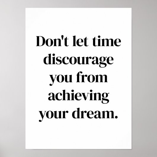 Atteindre votre affiche de rêve (Devant)