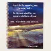 Attendez Dieu Psaume 5:3 Verset Bible (Devant)