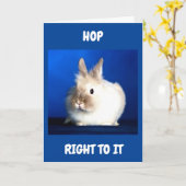 ATTENDEZ-LE ET *AVEZ UNE BONNE CARTE ANNIVERSAIRE* (Fleur jaune)