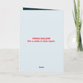 ATTENDRE CARTE DE NOËL SQUIRREL POUR ENFANT (Dos)