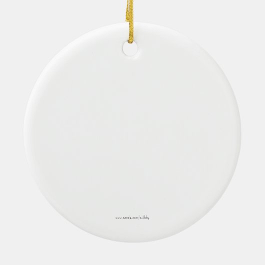 Attendre cet ornement de Noël (Dos)