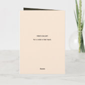 ATTENDRE DE RÉFLÉCHIR À VOUS-MANQUER CARTE VOUS (Dos)