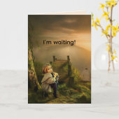 ATTENDRE DE RÉFLÉCHIR À VOUS-MANQUER CARTE VOUS (Fleur jaune)