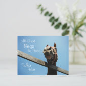 Attendre - Encourager la carte postale (Debout devant)