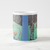 ATTENDRE GODOT Jumbo Mug (Devant)