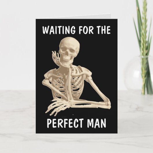 ATTENDRE LES CARTES DE FUNNY SKELETON HOMME PARFAI (Devant)