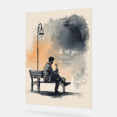 Attente avec un Rose - Amour non parlé (Angle)