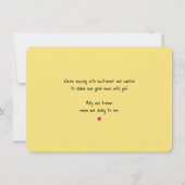 Attente de la Faire-part de grossesse d'abeilles d (Dos)