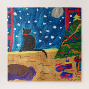 Attente Du Puzzle De Noël