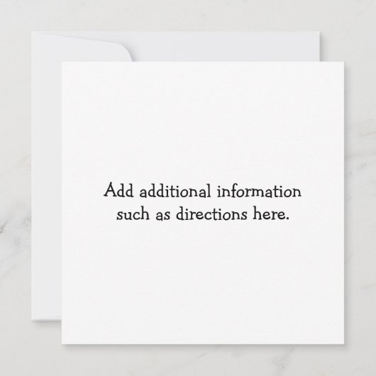 Attente d'un bébé Faire-part (Dos)