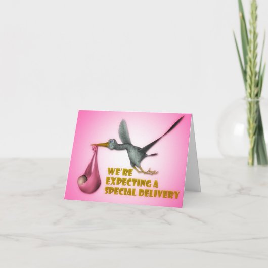 Attente d'un bébé Faire-part (Devant)