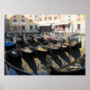 Attente d'un prix — Gandolas à Venise Poster