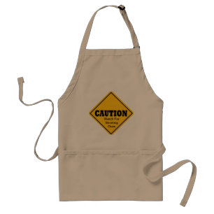 Attentie Apron Standaard Schort