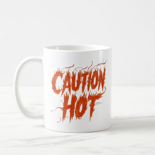 Attentie Hot Koffiemok (Links)
