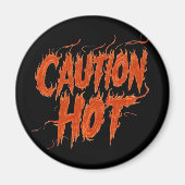 Attentie Hot Magneet (Voorkant)