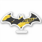 Attentie Tape Batman Logo Sticker (Voorkant)