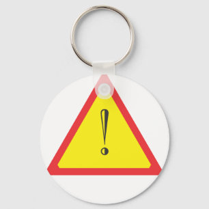 Attentie-teken Sleutelhanger