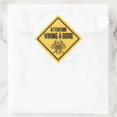 Attentie Viking à bord Sticker (Tas)