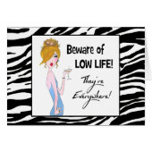 "Attention à la vie basse ! Ils sont partout !" (Devant Horizontal)