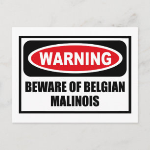 Attention, ATTENTION DE LA Carte Postale BELGE MAL