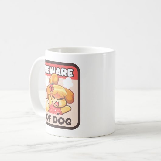 Attention au chien - Mug (Devant gauche)