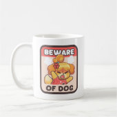 Attention au chien - Mug (Gauche)