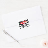 ATTENTION AU Sticker RHODESIAN RIDGEBACKS (Enveloppe)