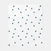 Attention aux requins ! couverture en toison (Devant)