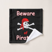 Attention aux serviettes de bain Pirates (Gant de toilette)