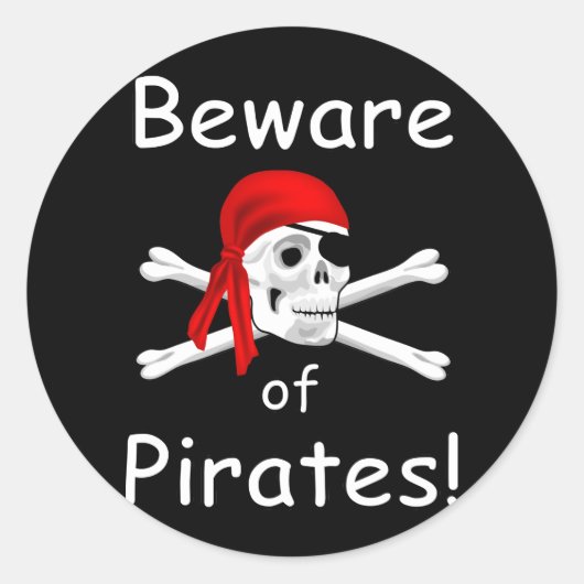 Attention aux Stickers Pirates (Devant)