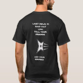 Attention Aux T-Shirt Blanches Araignées (Dos)