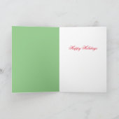 Attention! Bonne carte de voeux pour les fêtes (Intérieur)