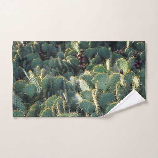 Attention - cactus épineux ! (Serviette à main)