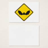 Attention : chauves-souris ! (Devant & derrière)