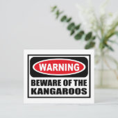 ATTENTION DE LA Carte Postale KANGAROOS (Debout devant)