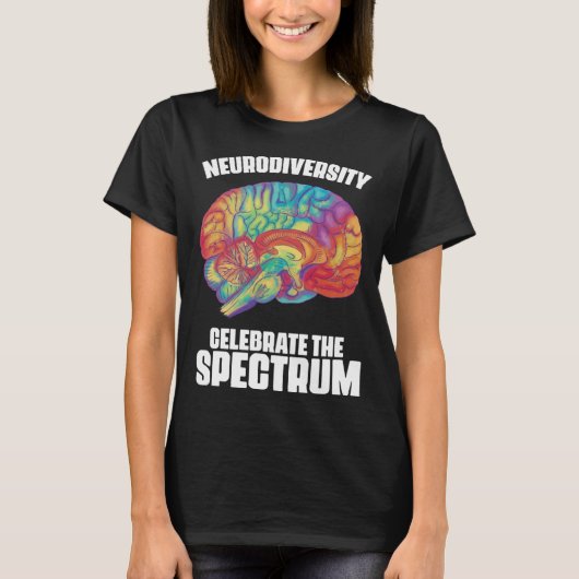Attention Deficit Disorder Hyperactivity Neurodive T-shirt (Voorkant)