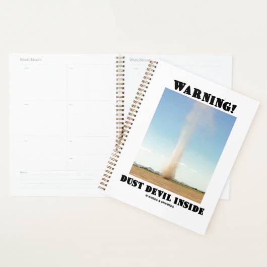 Attention! Dust Devil dans l'Humour de météorologi (Devant avec enveloppe)