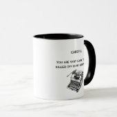 Attention - Écriture De Scénario Mug (Devant droit)