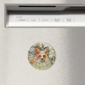 Attention Fox Kindness Matters Magnet (In Situ (Lave-vaisselle))