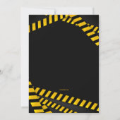 Attention Invitation Casque de Protection Obligato (Dos)