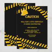 Attention Invitation Casque de Protection Obligato (Devant / Derrière)