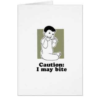 Attention, je peux mordre un t-shirt bébé
