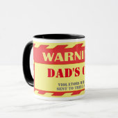 Attention : La tasse de papa, Drôle café Fête des  (Devant gauche)