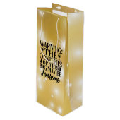 Attention : Le contenu de ce sac cadeau de vin de  (Devant Angle)